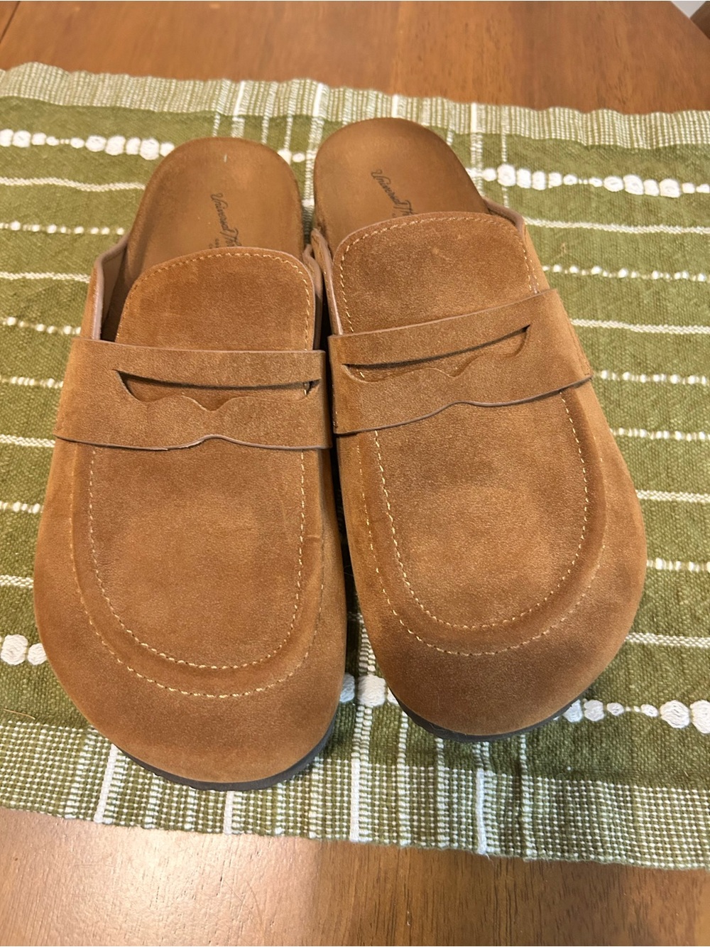 Woman’s Slip-On Suede Loafers in Brown